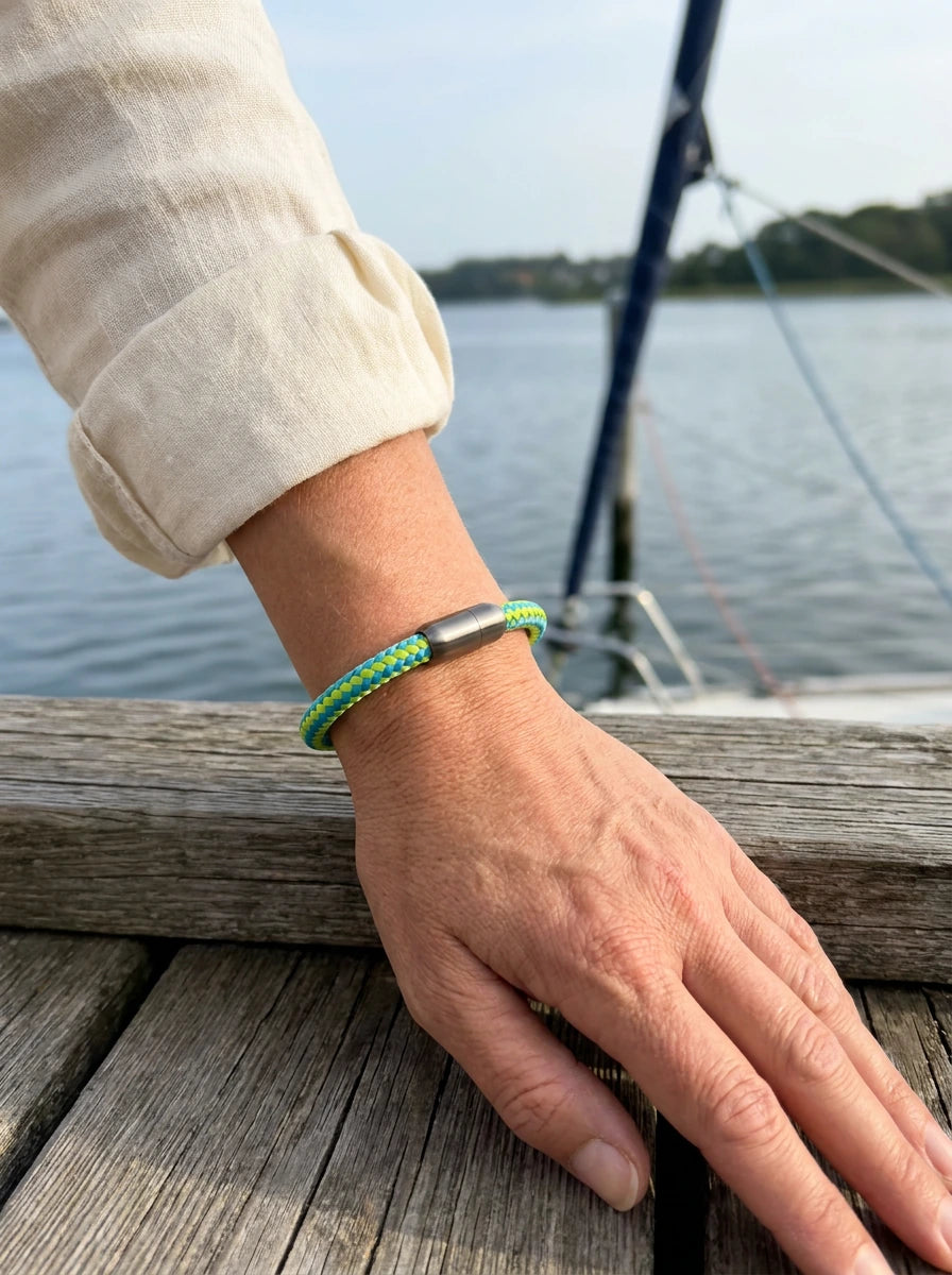 Meerbegleiter Küstenring – Lagune am Handgelenk